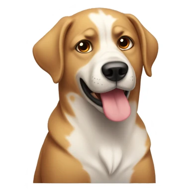 Perro con calor sticker