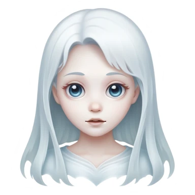 Ghost girl sticker