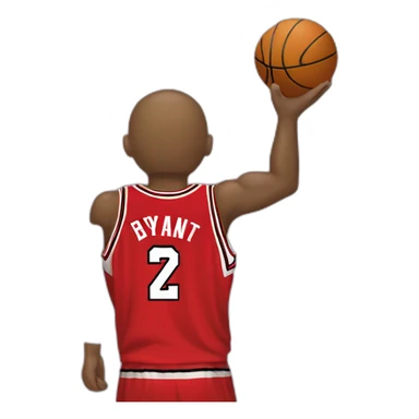 kobe bryant weared chicago bulls jersey sticker