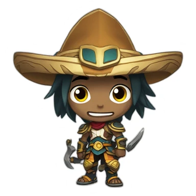 Tezca from brawlhalla  sticker