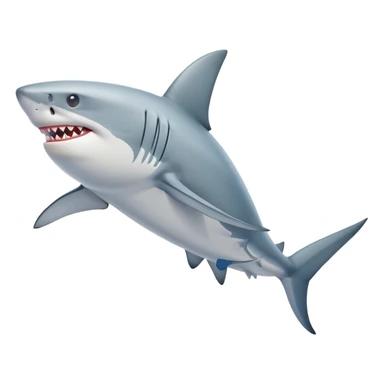 Shark with legs and nike shoes sticker