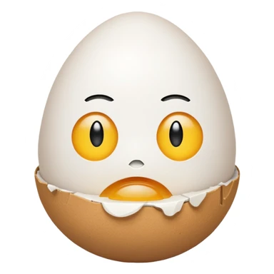 make a singular egg in a egg carton to represent isolation. make the egg have a sad expression like a sad face with tears. sticker