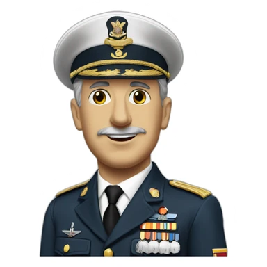 Militaire Charles de Gaulle sticker