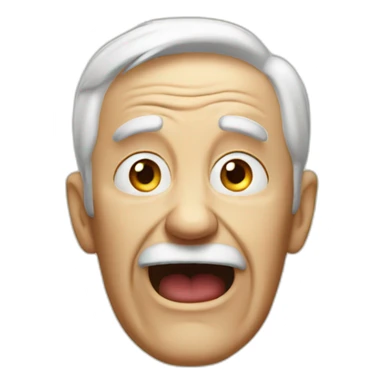 old man yells at customers sticker