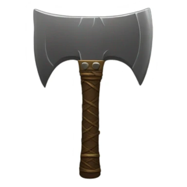 warrior dwarf axe sticker