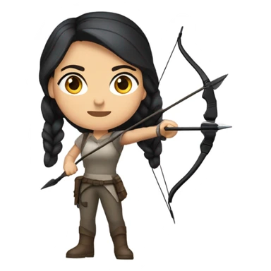 Katniss Everdeen sticker