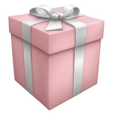 light pink package sticker