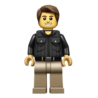 TOM CRUISE lego full body sticker