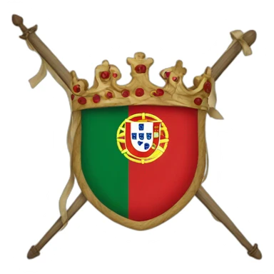 portuguese dynasty flag sticker