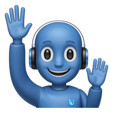 discord bot waving sticker