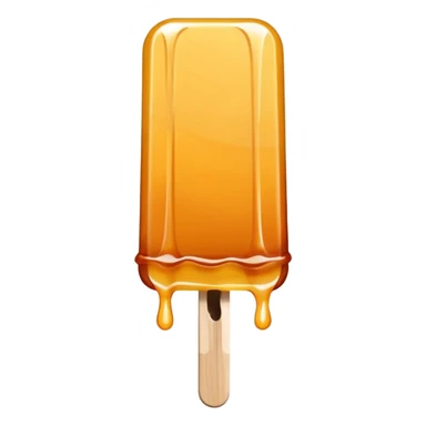 maple taffy on a popsicle stick sticker