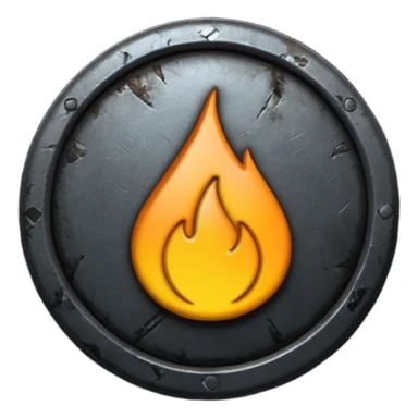 Create a custom emoji badge featuring a stylized, glossy letter “S”. Design the badge in the dark metallic Iron rank style from League of Legends. Use rough metal textures, dark gray tones, and a gritty, heavy look. Add subtle dim glows. Premium, sharp, and readable at small sizes.
 sticker