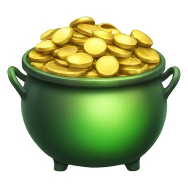 Pot of gold sticker