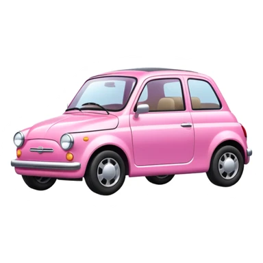small pink car sticker