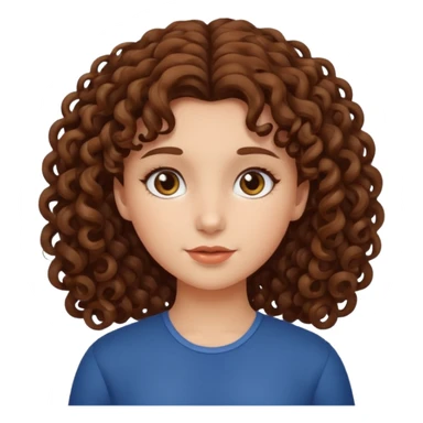 ragazza riccia sticker