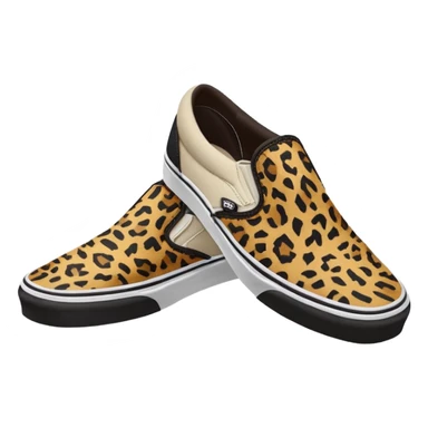 Womens Vans Slip-On Skate Shoe Leopard sticker