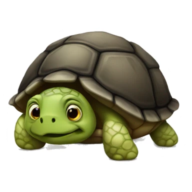 Turtle that looks like sad poo sticker