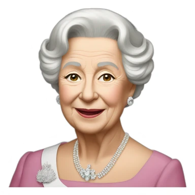 ELISABETH II sticker
