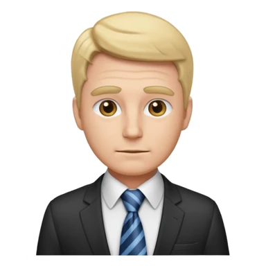 AN UNCLE with a tie in business clothes sticker