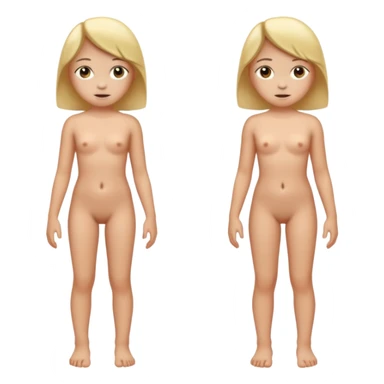 A18  Yo Girl in a 10 year old girls body standing naked sticker