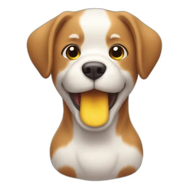 squeaky toy with hiccups sticker