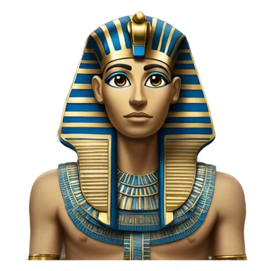 egypt sarcophagus coffie gold blue white black , full body  sticker
