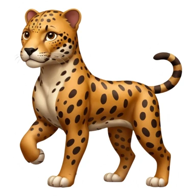 Jaguar grown four legs sticker