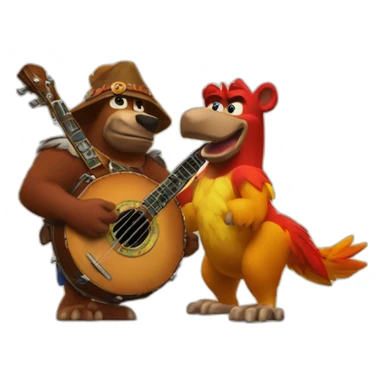 Banjo & Kazooie sticker