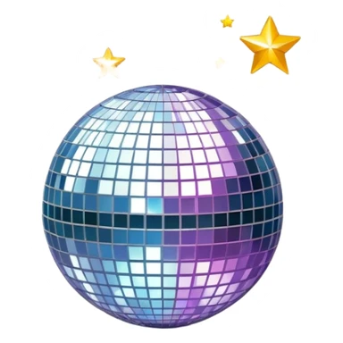 Disco ball with stars for 'Everybody' by Backstreet Boys sticker