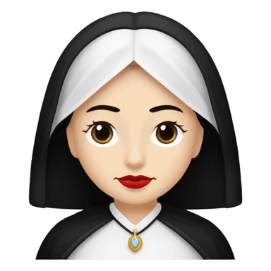 vull un perosnatge estil bimoji que sigui com una nimfa bella i fantasmal amb túniques blanques. Té la pell blanca com el guix, cabell platejat, un nas llarg, ulls negres grans i llavis carmesí. sticker