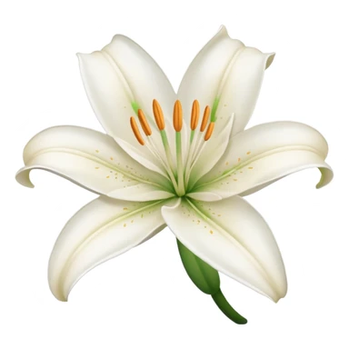 Aesthetic lily sticker