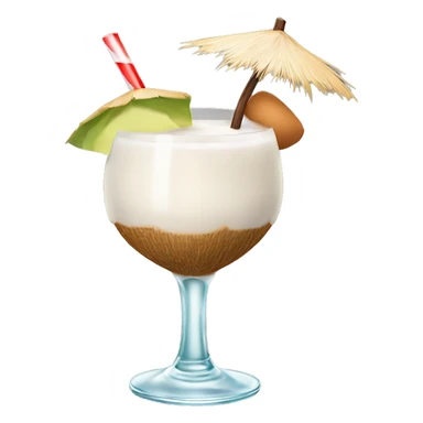 Puerto Rican drink called “coquito” which is coconut-based alcoholic beverage is similar to eggnog sticker