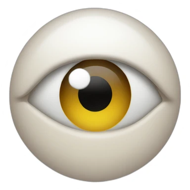 The cursor gets into the eye sticker