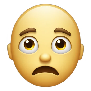 The stressed emoji depicts a frowning face with raised eyebrows and sweat droplets, conveying feelings of tension and overwhelm. sticker