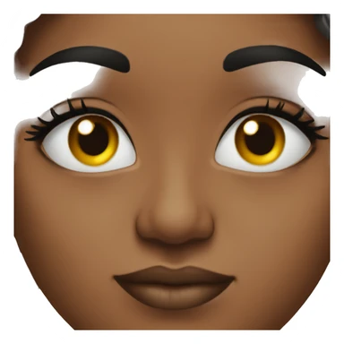 Clean girl makeup sticker