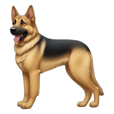 German sheperd  sticker
