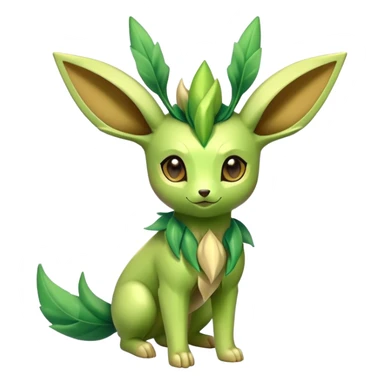 Shiny Exotic Leafeon-Bayleaf-Hybrid-Creature sticker