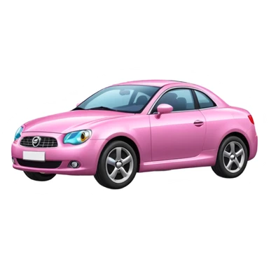 Pink car sticker