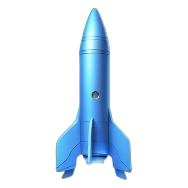 A sleek, powerful rocket emblazoned with the name "Bscaling" in a bold, futuristic font. The name could be etched on the side, glowing with a gentle blue light like internal power. sticker