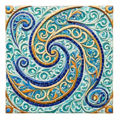 puzzled mystery pattern sticker