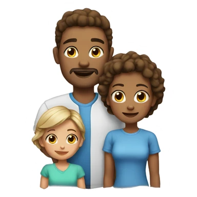 cute family  sticker