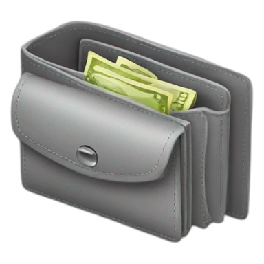 no money open wallet sticker