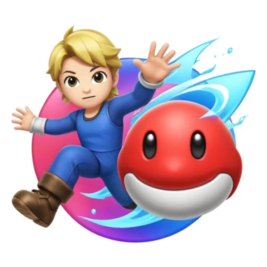 give me the logo of super smash bros ultimate sticker