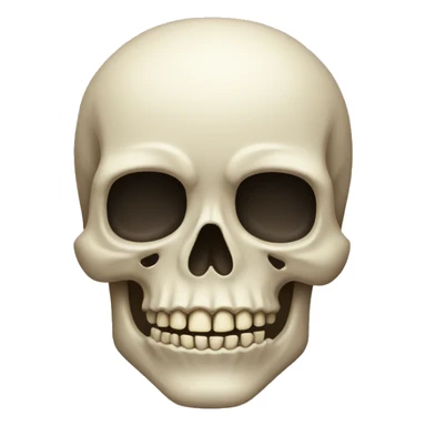 iOS emoji skull sticker
