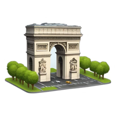 Arc de triomphe sticker