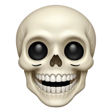 Skeleton emoji sticker