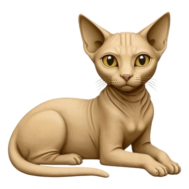 egypt spinx cat sculpture sticker