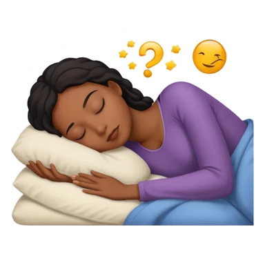 black woman sleeping sticker