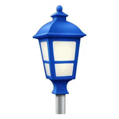 navi blue 
street lamp sticker