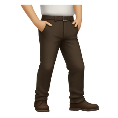 Deep brown Trousers sticker